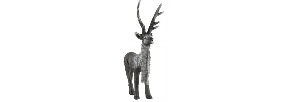 Christmas Figure Countryfield Deer Silver 104 cm (842771) CHRISTMAS ITEMS Τεχνολογια - Πληροφορική e-rainbow.gr