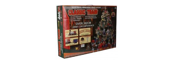 Christmas Toy train 130 cm Red 52 pieces - 1657906 SALES Τεχνολογια - Πληροφορική e-rainbow.gr