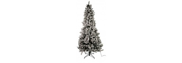 Christmas Artificial Tree 2.40m. Snowy with Led Lights – 7636578 SALES Τεχνολογια - Πληροφορική e-rainbow.gr