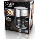 Adler AD-4407 Filter Coffee Maker 550W Silver Coffeemakers Τεχνολογια - Πληροφορική e-rainbow.gr