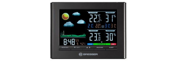 BRESSER Radio controlled colour weather station Neomeo (7007330) Thermometers/hygrometer Τεχνολογια - Πληροφορική e-rainbow.gr