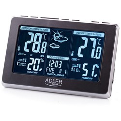 Adler Weather Station - Black/Silver (AD1175) Thermometers/hygrometer Τεχνολογια - Πληροφορική e-rainbow.gr