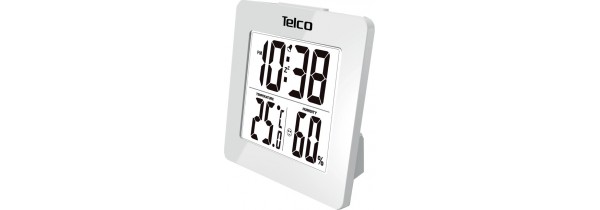 Digital Desktop Weather Station Telco E0114H-1 White Thermometers/hygrometer Τεχνολογια - Πληροφορική e-rainbow.gr