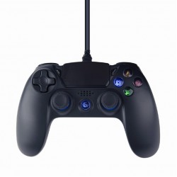 Gembird Wired Vibration Game controller for PC/PS4 – Black (JPD-PS4U-01) ACCESSORIES Τεχνολογια - Πληροφορική e-rainbow.gr