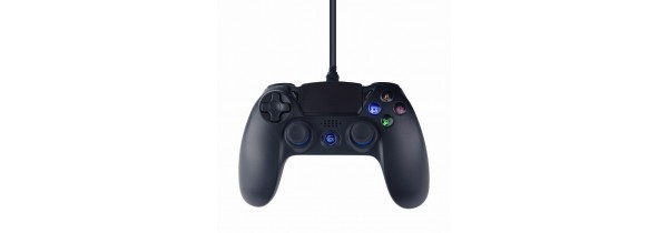 Gembird Wired Vibration Game controller for PC/PS4 – Black (JPD-PS4U-01) ACCESSORIES Τεχνολογια - Πληροφορική e-rainbow.gr