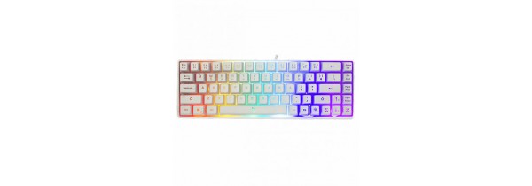Gaming Keyboard WHITE SHARK RGB GAMING MEMBRANE KEYBOARD RONIN White - GK-2201W KEYBOARD Τεχνολογια - Πληροφορική e-rainbow.gr