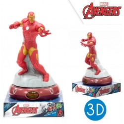 KidsLicencing Marvel Avengers Iron Man 3D Figure Night Light Lamp KIDS ROOM Τεχνολογια - Πληροφορική e-rainbow.gr