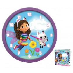 Kids Licensing Gabby's Dollhouse Wall Clock - (00021GD) KIDS ROOM Τεχνολογια - Πληροφορική e-rainbow.gr