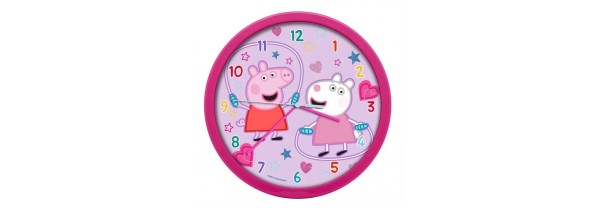 Kids Licensing Peppa Pig Wall Clock – (09054PP) KIDS ROOM Τεχνολογια - Πληροφορική e-rainbow.gr