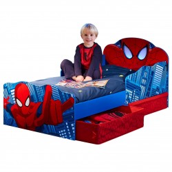 Children's bed Spiderman for mattress 140 * 70 cm & Storage & Bright Eyes KIDS ROOM Τεχνολογια - Πληροφορική e-rainbow.gr
