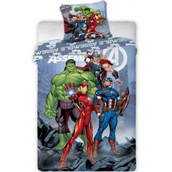 Set Duvet Cover Avengers 140*200 cm. + Pillow case 70*90cm. (586721) KIDS ROOM Τεχνολογια - Πληροφορική e-rainbow.gr