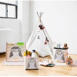 3 Sprouts Storage Box White Owl 33*33 cm. KIDS ROOM Τεχνολογια - Πληροφορική e-rainbow.gr