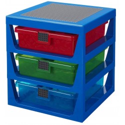 LEGO Iconic 3-Drawer Rack - Blue (4095) KIDS ROOM Τεχνολογια - Πληροφορική e-rainbow.gr