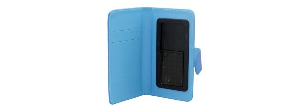 Universal Flip Book Case Large for Mobile Phones 4.0'-4.7'' Gel Light Blue Universal Τεχνολογια - Πληροφορική e-rainbow.gr