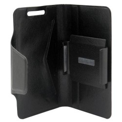 Universal Flip Book Case Large for Mobile Phones 3.5''-4.3'' Foldable Grap Black Universal Τεχνολογια - Πληροφορική e-rainbow.gr