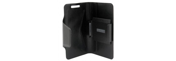 Universal Flip Book Case Large for Mobile Phones 3.5''-4.3'' Foldable Grap Black Universal Τεχνολογια - Πληροφορική e-rainbow.gr