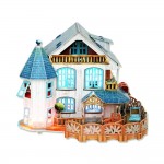 3D PUZZLE CubicFun - Rural Villa Dollhouse LED – (P635h) Παιδικά Τεχνολογια - Πληροφορική e-rainbow.gr
