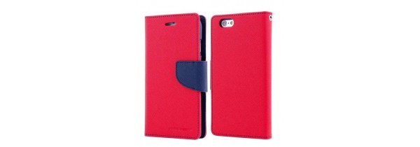 Θηκες κινητου - Θήκη Flip Fancy Diary Goospery Apple iPhone 6 Plus Κόκκινο-Μπλε iphone 6 plus Τεχνολογια - Πληροφορική e-rainbow.gr