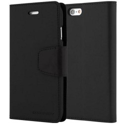 Flip Sonata Diary Case Goospery Apple iPhone 6 Plus Black iphone 6 plus Τεχνολογια - Πληροφορική e-rainbow.gr