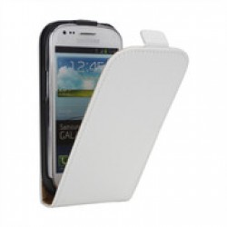 OEM White Leather Case for Samsung Galaxy S 3 Mini Galaxy S3 mini (i8190) Τεχνολογια - Πληροφορική e-rainbow.gr