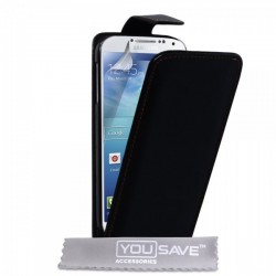 OEM - Flip Case for Samsung Galaxy S4 BLACK + Membrane Galaxy S4 active / S4 Τεχνολογια - Πληροφορική e-rainbow.gr