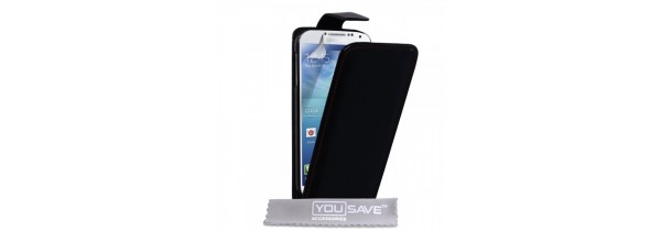 Θηκες κινητου - OEM – Θήκη Flip  για Samsung Galaxy S4 ΜΑΥΡΗ + Μεμβράνη Προστασίας Galaxy S4 active / S4 Τεχνολογια - Πληροφορική e-rainbow.gr