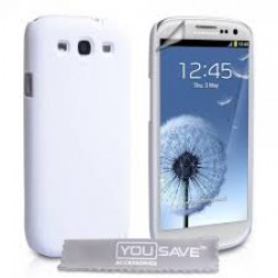 Θηκες κινητου - OEM – Θήκη Hard  για Samsung Galaxy S3  Λευκή + Μεμβράνη Προστασίας Galaxy S3 (i9300) Τεχνολογια - Πληροφορική e-rainbow.gr