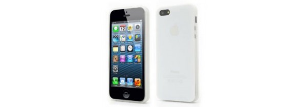 Θηκες κινητου - OEM - Θήκη iphone 5 & 5S TPU Applelogo λευκή 5/5S/5C Τεχνολογια - Πληροφορική e-rainbow.gr