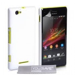 Θηκες κινητου - OEM – Θήκη Hard Hybrid για Sony Xperia M Λευκή  + Μεμβράνη Προστασίας Xperia M Τεχνολογια - Πληροφορική e-rainbow.gr