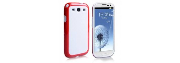OEM - TPU CARBON Case for Samsung Galaxy S3 White / RED + Screen Protector Galaxy S3 (i9300) Τεχνολογια - Πληροφορική e-rainbow.gr