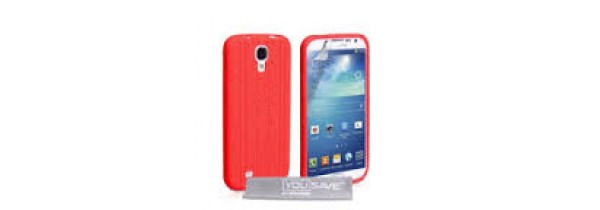 OEM - Silicone Tyre Case for Samsung Galaxy S4 RED + Screen Protector Galaxy S4 active / S4 Τεχνολογια - Πληροφορική e-rainbow.gr