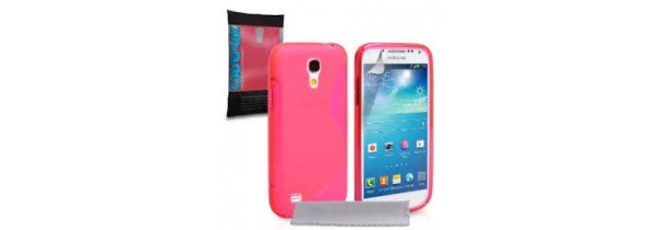 OEM - TPU Case for Samsung Galaxy S4 mini S-line Pink + Screen Protector Galaxy S4 mini (i9192/9195) Τεχνολογια - Πληροφορική e-rainbow.gr