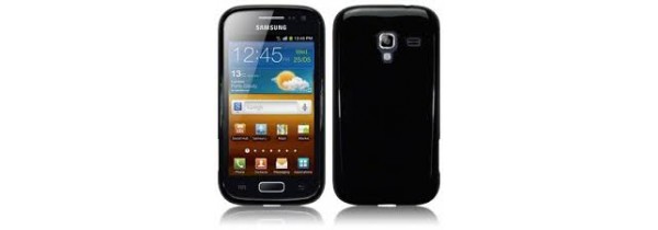 Θηκες κινητου - OEM – Θήκη Silcone Slim Fit για  Samsung Galaxy Ace 2 Black  + Μεμβράνη Προστασίας Galaxy Ace / Ace Duos / Ace 2 Τεχνολογια - Πληροφορική e-rainbow.gr