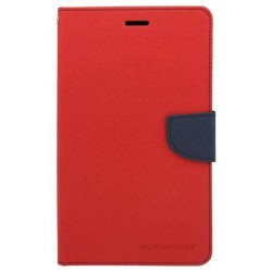 Flip Fancy Diary Case Goospery Samsung T210 Galaxy Tab 3 7.0 Red-Navy Blue Universal Cases 7 