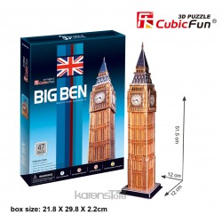 PUZZLE 3D - Big Ben (UK) - C094h MONUMENTS - RESORTS Τεχνολογια - Πληροφορική e-rainbow.gr