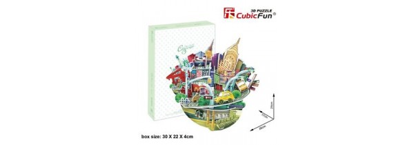 PUZZLE 3D - CityScape (New York)- OC3203h (CubicFun) MONUMENTS - RESORTS Τεχνολογια - Πληροφορική e-rainbow.gr