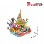 PUZZLE 3D - CityScape (Paris)- OC3204h (CubicFun) MONUMENTS - RESORTS Τεχνολογια - Πληροφορική e-rainbow.gr