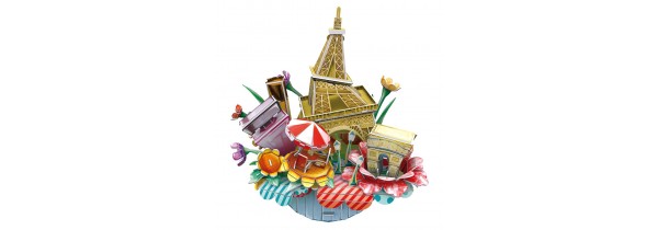 PUZZLE 3D - CityScape (Paris)- OC3204h (CubicFun) Μνημεία - Θέρετρα Τεχνολογια - Πληροφορική e-rainbow.gr