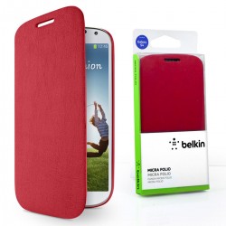 Belkin Slim Flip leather for Samsung S4 (F8M564BTC01) - Red Galaxy S4 active / S4 Τεχνολογια - Πληροφορική e-rainbow.gr