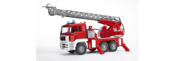 Bruder MAN Fire Engine with Ladder, Pump, Light and Sound KIDS & BABYS Τεχνολογια - Πληροφορική e-rainbow.gr