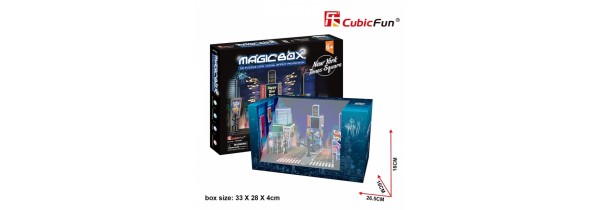 CubicFun PUZZLE 3D L3608h - New York Times Square (Magic Box) Μνημεία - Θέρετρα Τεχνολογια - Πληροφορική e-rainbow.gr