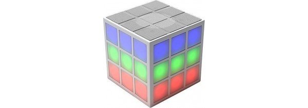 Rubik's SoundCube Φορητό Ηχείο Bluetooth Led (BARUSBPK) ΗΧΕΙΑ / ΗΧΕΙΑ Bluetooth Τεχνολογια - Πληροφορική e-rainbow.gr