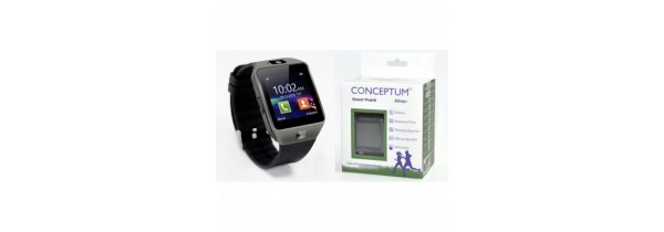 CONCEPTUM Smartwatch DZ09+  Black (GR MENU) Various Τεχνολογια - Πληροφορική e-rainbow.gr