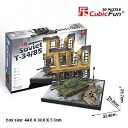 3D PUZZLE CubicFun - SOVIET T34/85 - (JS4202h) Military series Τεχνολογια - Πληροφορική e-rainbow.gr