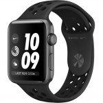 Apple Watch 3 Nike+ GPS 42MM Black Aluminium & Black Grey Sport Band Apple Τεχνολογια - Πληροφορική e-rainbow.gr