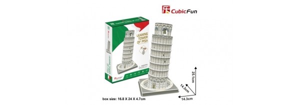CubicFun PUZZLE 3D- Leaning Tower(ltaly) - C241h (27pc) MONUMENTS - RESORTS Τεχνολογια - Πληροφορική e-rainbow.gr