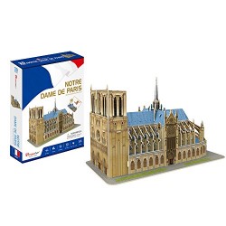 3D PUZZLE CubicFun - Notre Dame de Paris (FRANCE) – C242h (53pc) Μνημεία - Θέρετρα Τεχνολογια - Πληροφορική e-rainbow.gr