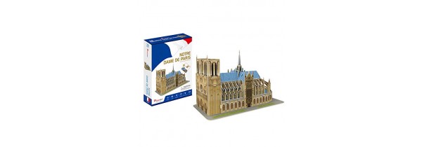3D PUZZLE CubicFun - Notre Dame de Paris (FRANCE) – C242h (53pc) Μνημεία - Θέρετρα Τεχνολογια - Πληροφορική e-rainbow.gr