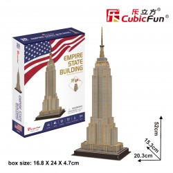 CubicFun PUZZLE 3D- Empire State Building (USA) - C246h (54pc) MONUMENTS - RESORTS Τεχνολογια - Πληροφορική e-rainbow.gr