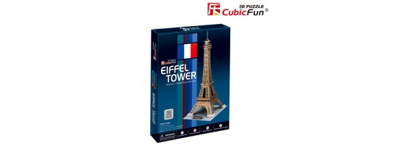 CubicFun PUZZLE 3D - Πύργος του Άιφελ (Γαλλία) - C044h Μνημεία - Θέρετρα Τεχνολογια - Πληροφορική e-rainbow.gr